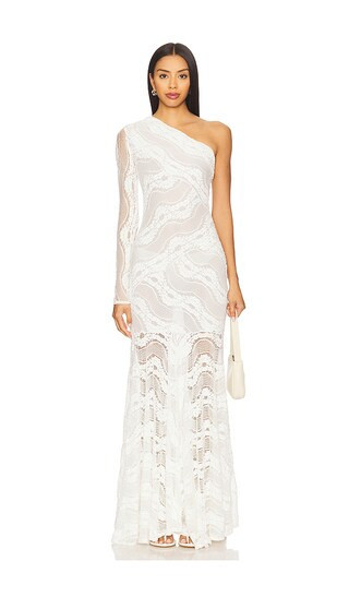 Charo Ruiz Ibiza Azzure Long Dress in White. - size M | Revolve Clothing (Global)