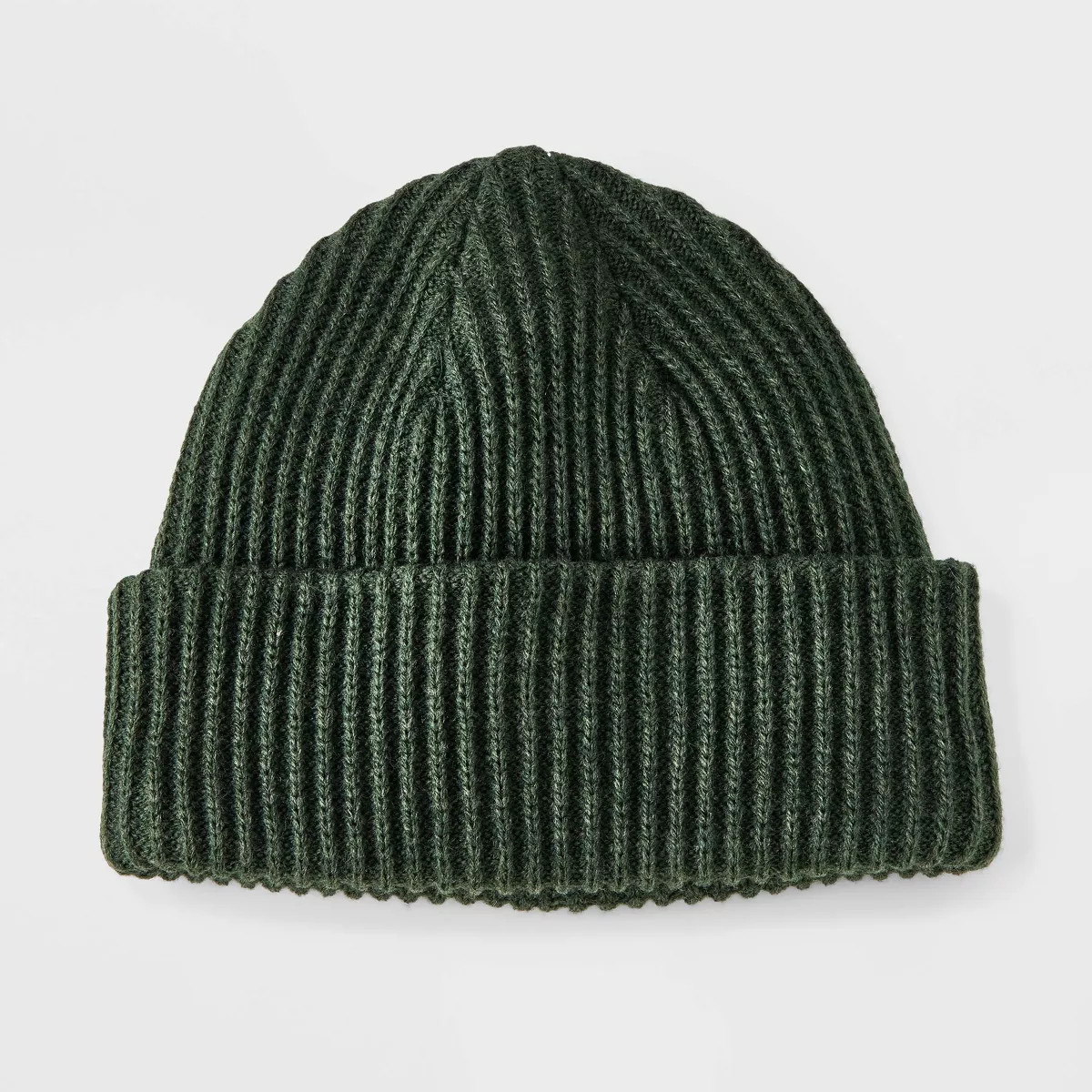 Kids' Rib-Knit Cuffed Beanie Hat - art class™ Green | Target