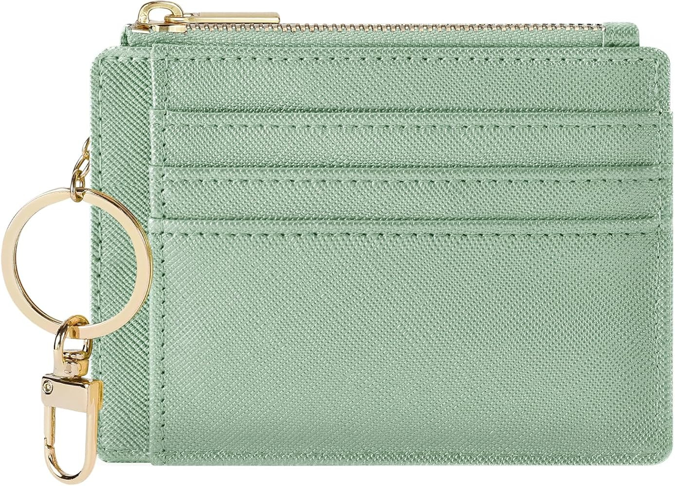 Sodsay Card Case Slim Front Pocket Wallet for Women Credit Card Holder with Keychain | Amazon (US)