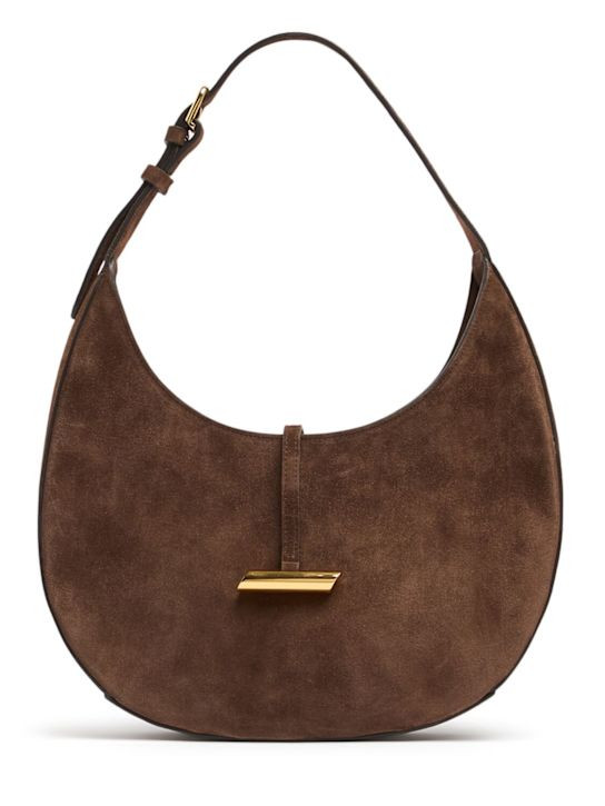 Moon suede shoulder bag | Luisaviaroma