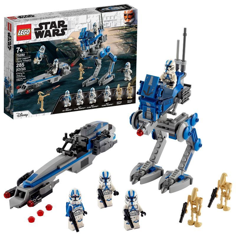 LEGO Star Wars 501st Legion Clone Troopers Building Kit, Cool Action Set for Creative Play 75280 | Target