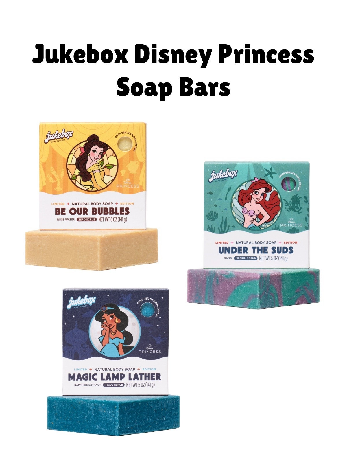 Jukebox came out with these fun Disney Princess soap bars! 🧼

#LTKHome #LTKselfcare #LTKBeauty