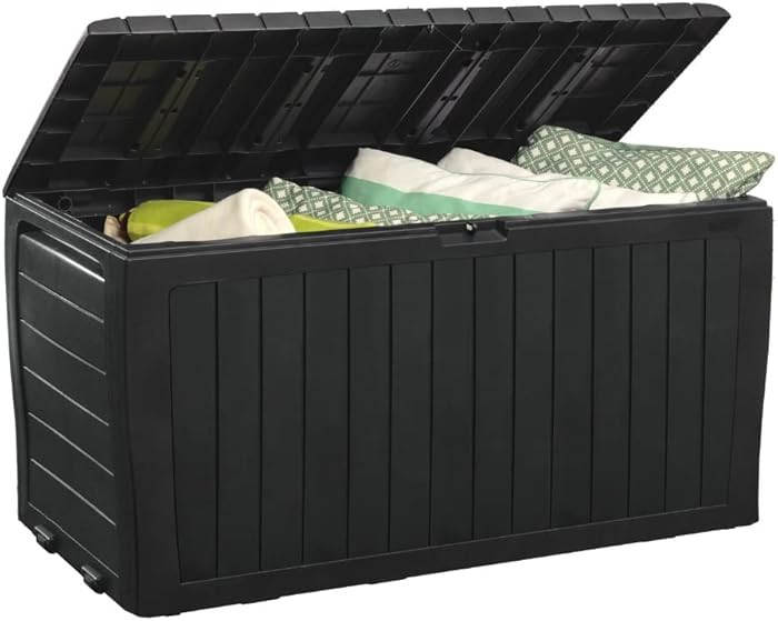 Keter Marvel Plus 71 Gallon Resin Deck Box-Organization and Storage for Patio Furniture Outdoor C... | Amazon (US)