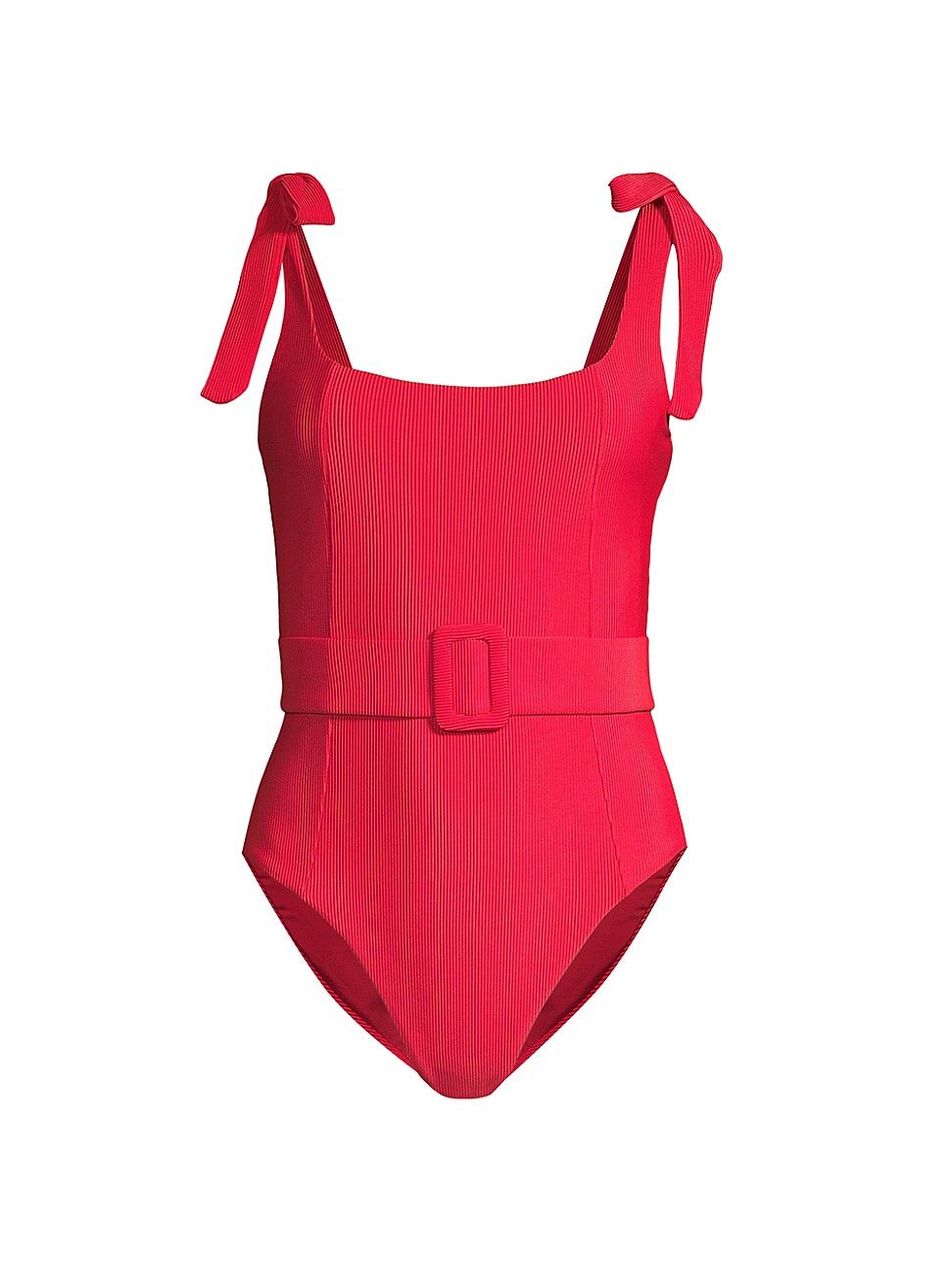 Women's Sydney Ribbed One-Piece Swimsuit - Red - Size XL | Saks Fifth Avenue