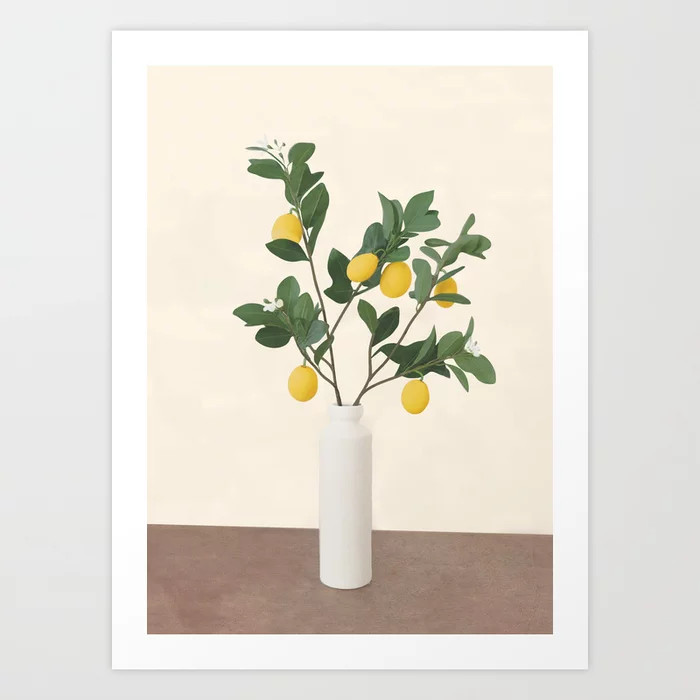 Lemon Branches II Art Print | Society6