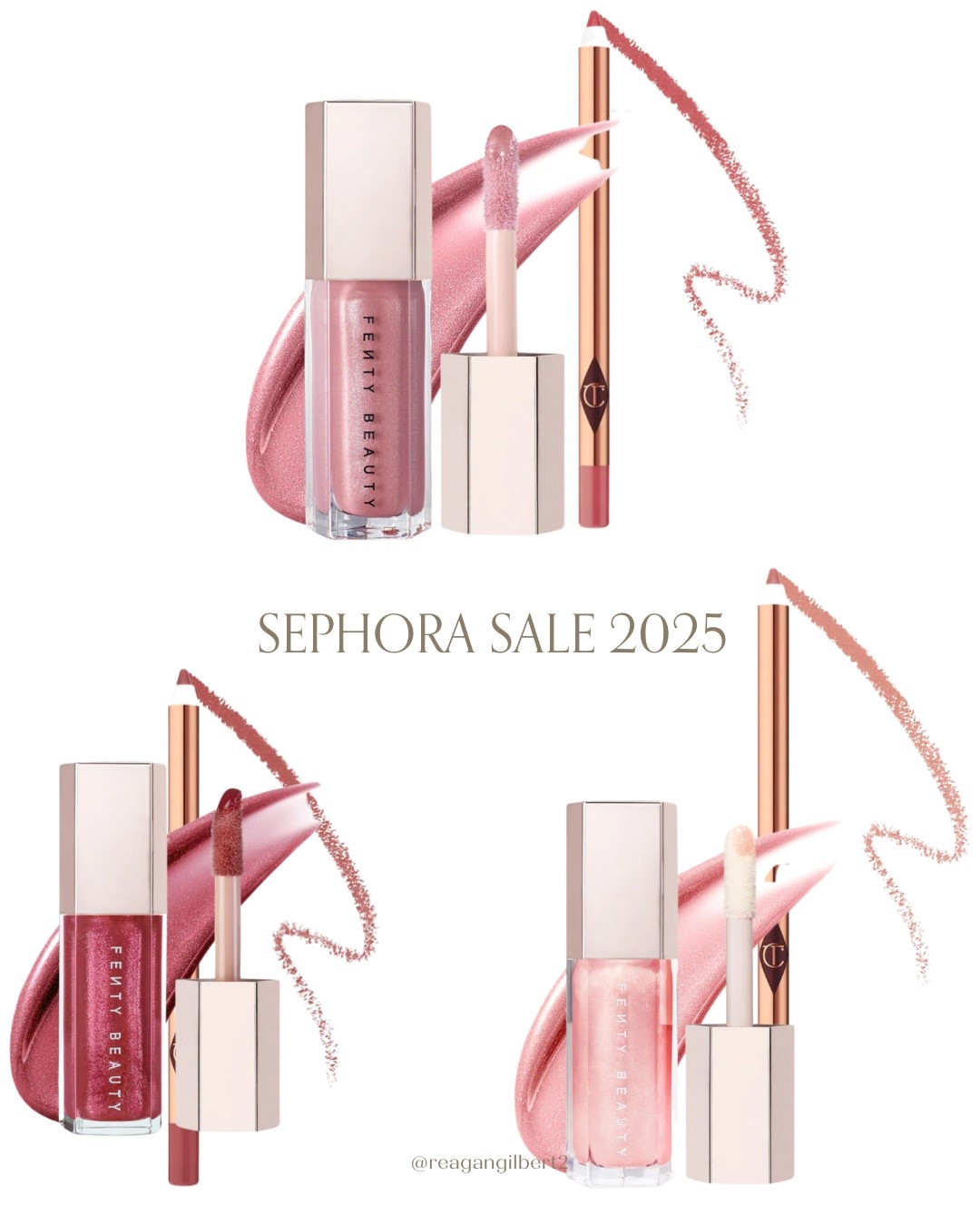 sephora sale 2025 part 3! lip liner + lip gloss combos that I love! charlotte tilbury pillow talk liner and fenty beauty gloss balm! #sephorasale #makeup #charlottetilbury #fentybeauty

#LTKFindsUnder50 #LTKStyleTip #LTKSaleAlert