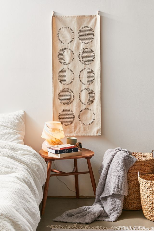 Moon Phase Embroidered Tapestry | Urban Outfitters (US and RoW)
