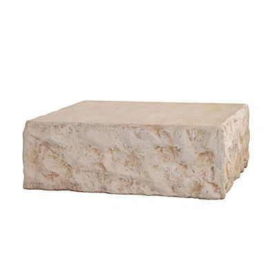 Vintage Faux Stone Sofa Coffee Table | Wayfair North America