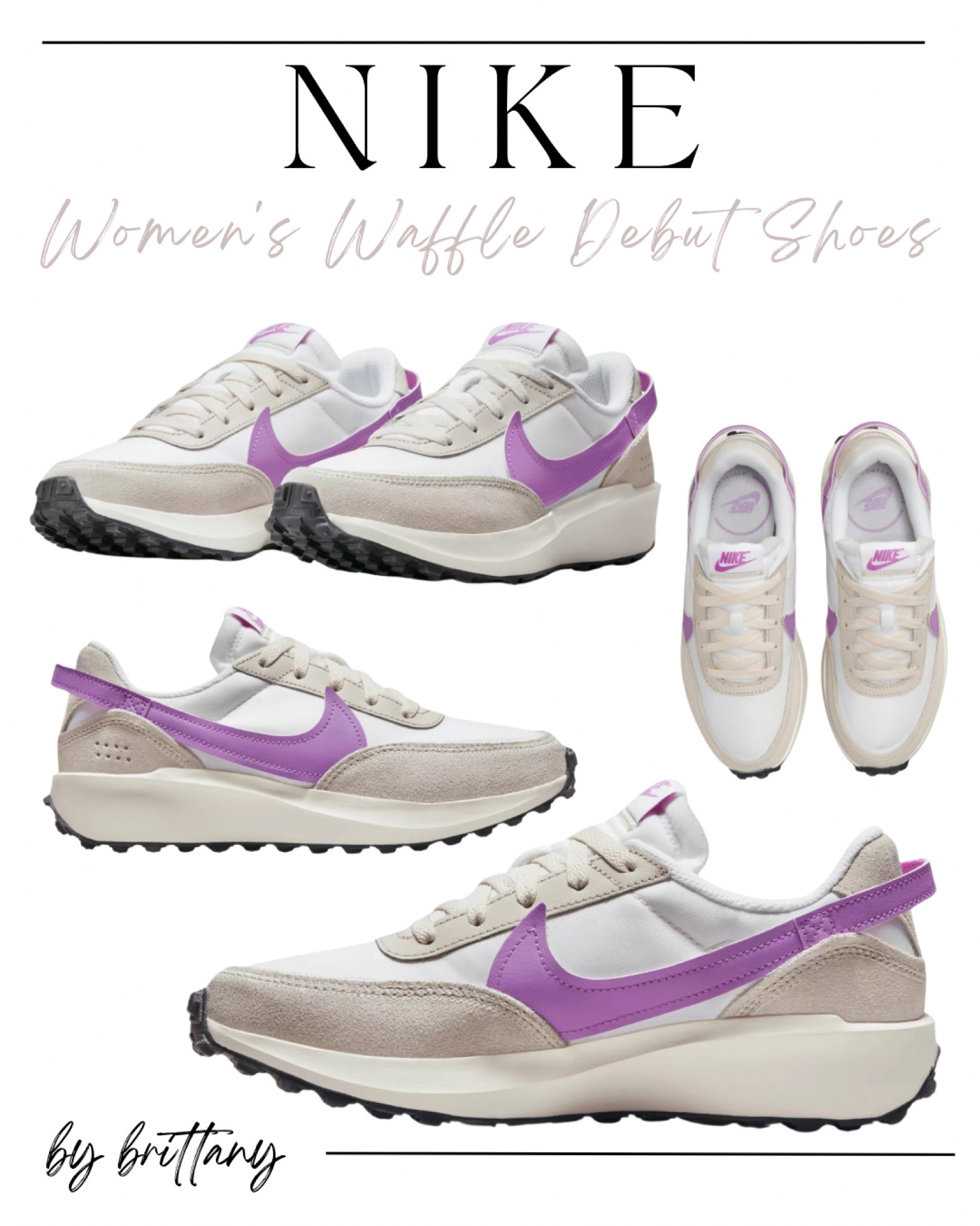 Nike Women's Waffle Debut Shoes with a beautiful purple accent that is perfect for spring break, Easter & Mother’s Day 

#LTKGiftGuide #LTKstyletip #LTKshoecrush