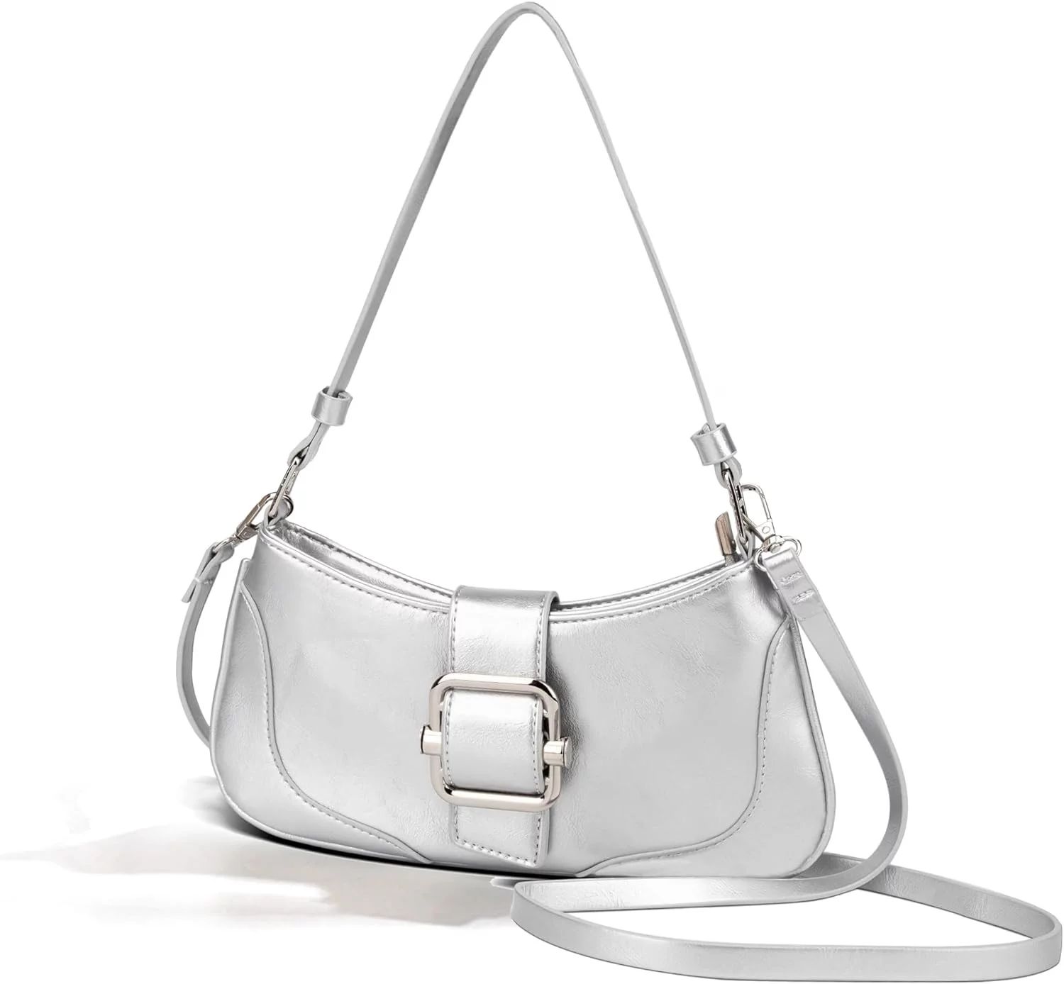 Denim Bag for Women Mini Hobo Purse Leather Canvas Crossbody Small Tote Jean Shoulder Handbags fo... | Walmart (US)