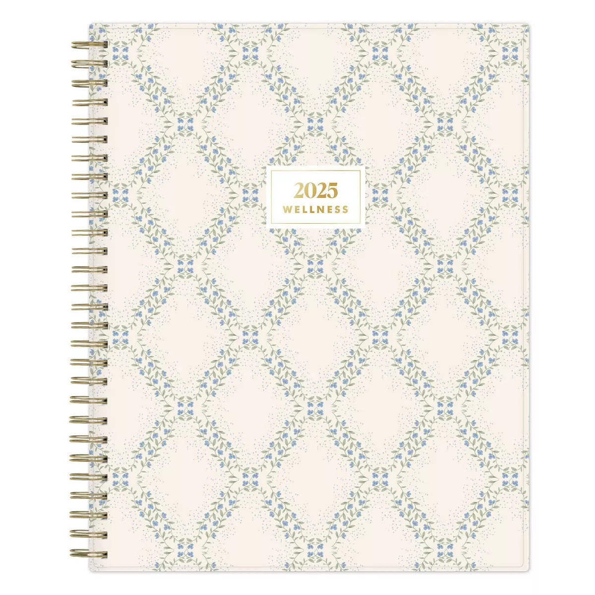 The Everygirl Planner January - December 2025 8"x10" Monthly Wirebound Chantria Trellis | Target