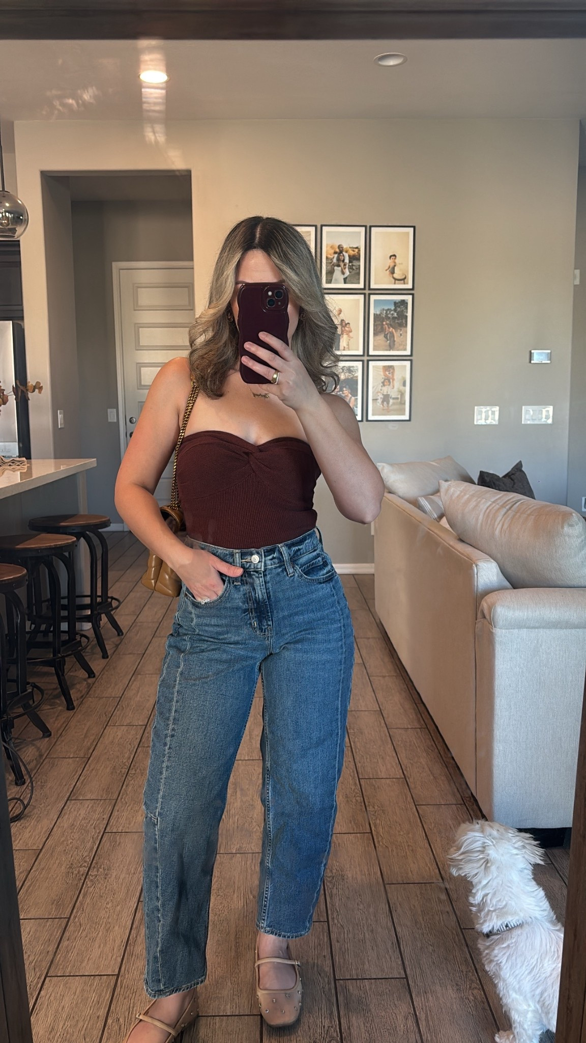 Amazon top S, jeans 0 (regular), flats target, bag Saint Laurent in dark brown 

#outfits #styletip #fallstyle #amazonfashion #amazontops #amazonfinds #amazonstyle #momstyle #barrelljeans #oldnavyjeans #oldnavy #oldnavystyle #outfitideas #falllooks #falloutfits #minimalstyle #saintlaurentbag #saintlaurent #browntop #fallbags #trendystyle #affordablestyle #outfitsunder50 

#LTKSaleAlert #LTKFindsUnder50 #LTKStyleTip