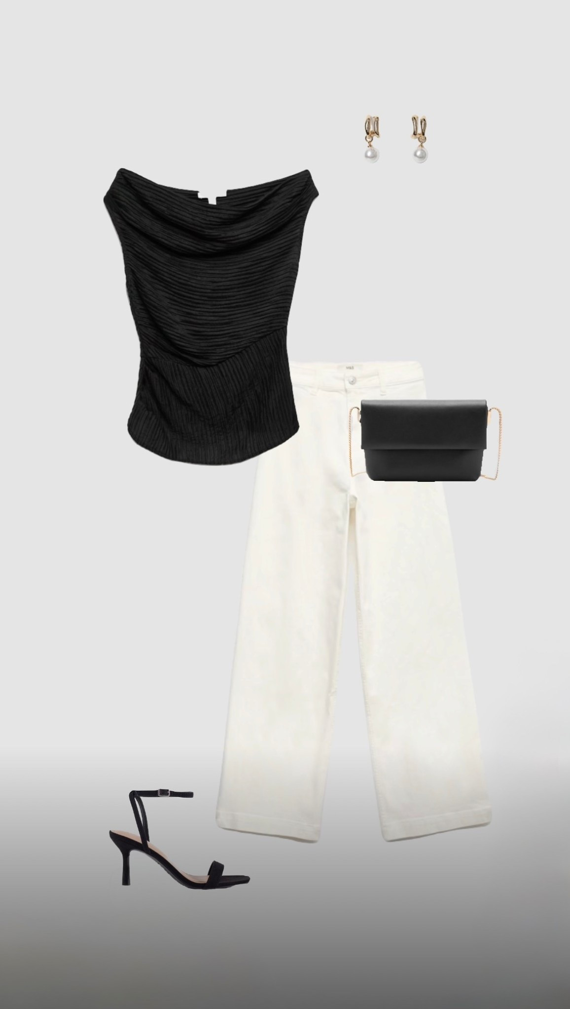Black Plisse Asymmetric Top, High Waisted White Wide Leg Jeans & Strappy Heels Spring Evening Date Night Out Outfit 🖤

• city break outfits night out outfits going out outfit brunch pub uk trendy women’s uk 2026 outfit jeans and a nice top • 



#LTKdatenight #LTKpartywear #LTKuk