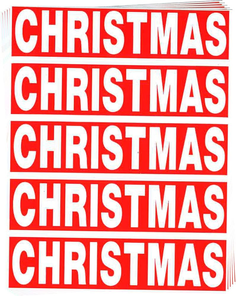 Tag-A-Room Holiday Color Coded Label Multi Pack (Christmas) | Amazon (US)