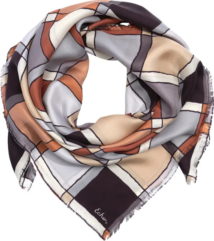 Windowpane Silk Square | Nordstrom