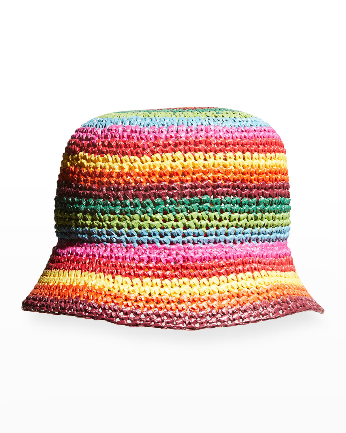 Multicolor Crochet Bucket Hat | Neiman Marcus