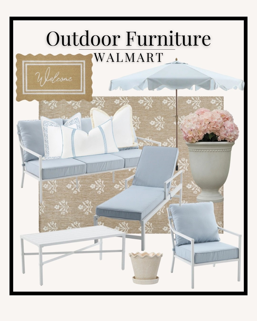 Outdoor furniture 

#LTKHome #LTKSeasonal