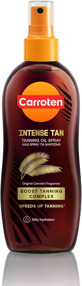 Carroten Lingtoolator nsive Tanning Oil Spray SPF0 150ml - Tanning Oil With Carrot, Coconut, Blac... | Amazon (CA)