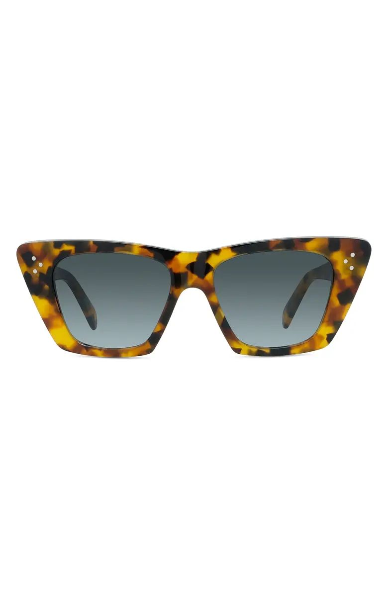 CELINE 51mm Cat Eye Sunglasses | Nordstrom | Nordstrom