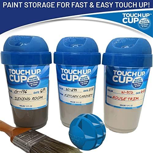 Touch Up Cup Paint Storage Containers (13 oz, Pack of 3) - Paint Containers with Lids - Paint Cup... | Amazon (US)