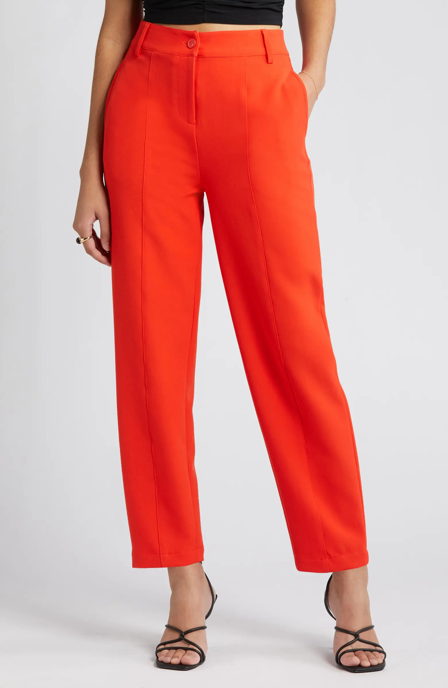 Barrel Leg Ankle Pants | Nordstrom