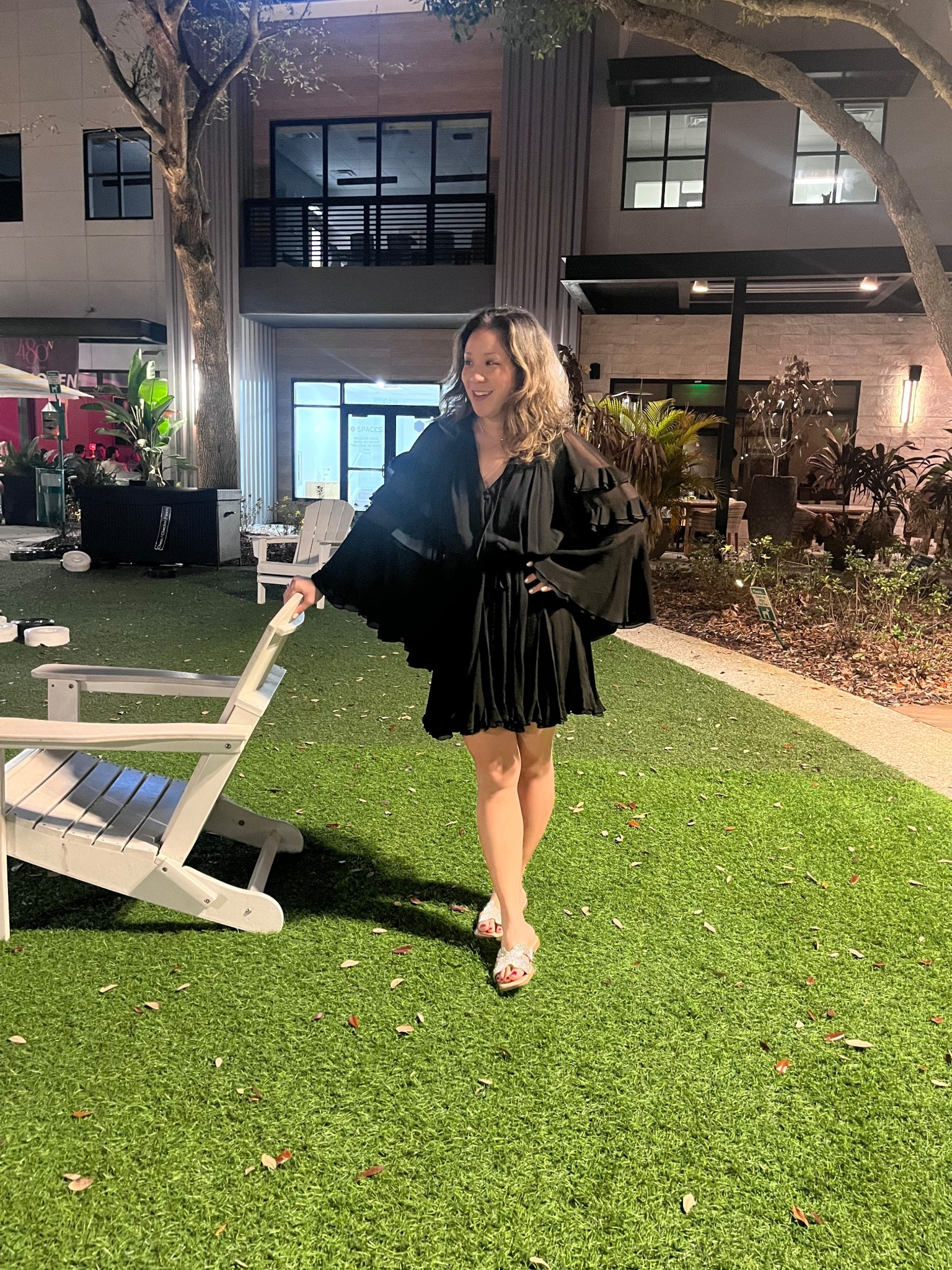 43 and fabulous. Little black dress. Date night. I’m wearing an xs. Very flowy. Has a tie to give the waist some shape. Shoes are a steal! I’m wearing a 7. TTS.

#LTKTravel #LTKootd #LTKOver40