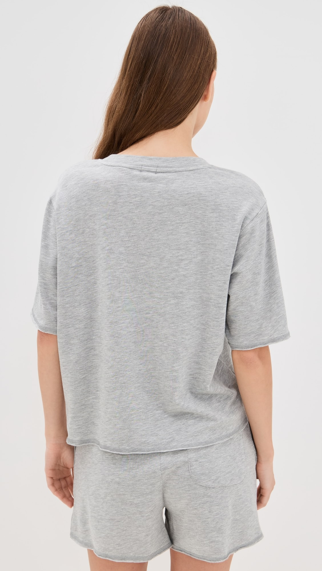 French Terry Short Sleeve Pajama Set | Shopbop