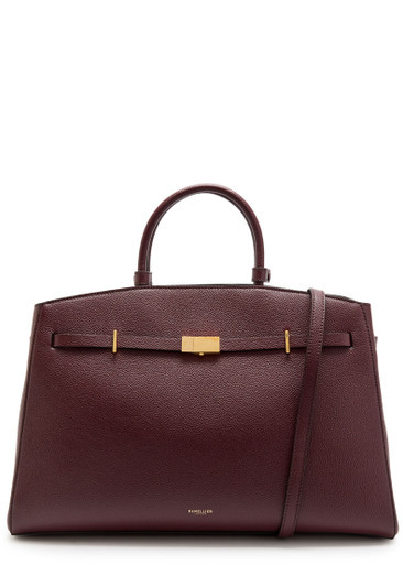 The Hudson grained leather top handle bag | Harvey Nichols