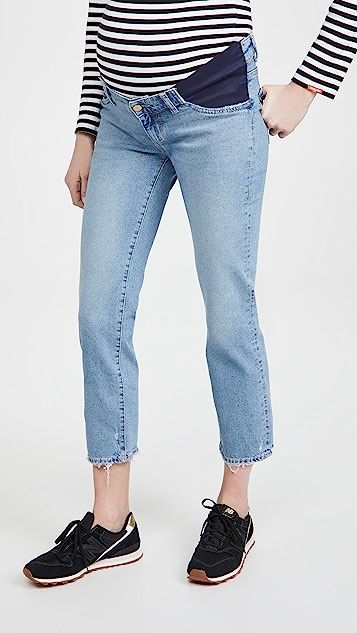 Patti Straight Maternity Mid-Rise Jeans | Shopbop