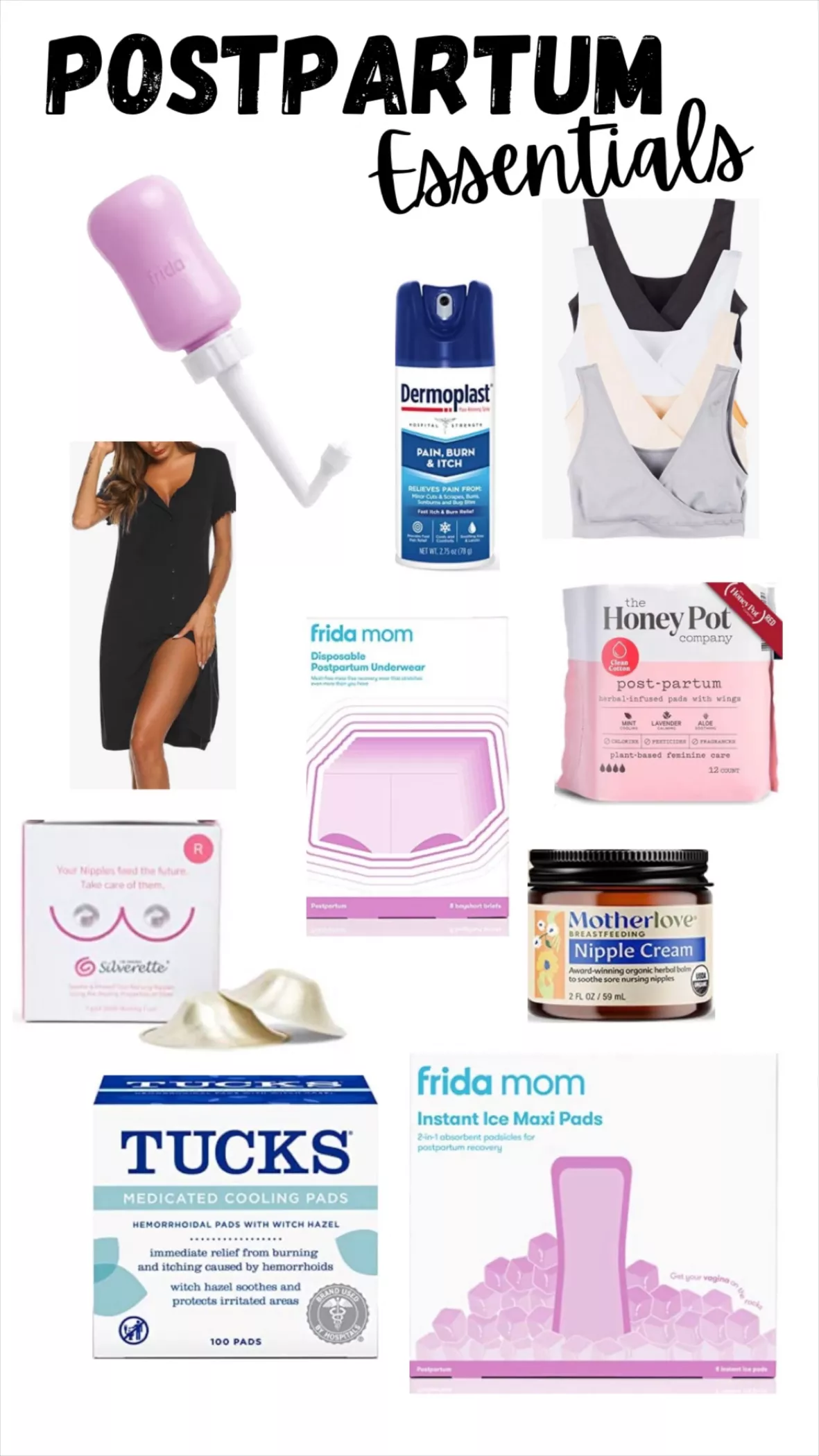 Frida mom Disposable Postpartum Underwear (Without pad)