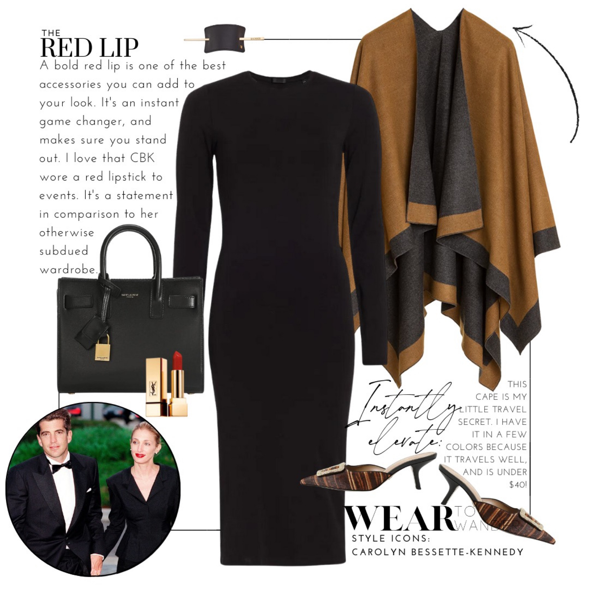 As I sat down to research our next style icon, Carolyn Bessette-Kennedy (CBK), I started thinking about what makes one iconic? I kept coming back to the way individuals impact our lives and how they challenge the narrative. 

Walking into my first college art class, the teacher was blasting Janice Joplin and dancing. I had never encountered a teacher that challenged my narrative of "what a teacher should be". JB's paintings were as colorful and wild as her dancing and she was the catalyst to my exploration of art. She's gone now, but the mark she made on my life will always be felt and appreciated. I'm certain there are many other students who would say the same. To me, it's this lasting memory that makes an impact and creates an iconic figure. 

Bessette-Kennedy was just that. Whether you realize it or not, her minimalist approach to design and style was the catalyst for so much in the fashion industry. She challenged the industries narrative of a wedding gown with her slip dress. She created sleek looks that left room for strategic accessories and textural pieces that added interest. Twenty-five years since her tragic death, she has remained an influence to many in the fashion world and beyond. Swipe through to see how her style can be incorporated into your wardrobe. If you have a particular fashion icon, drop their name in the comments so I can add them to the list!




#LTKHoliday #LTKCyberweek #LTKSeasonal