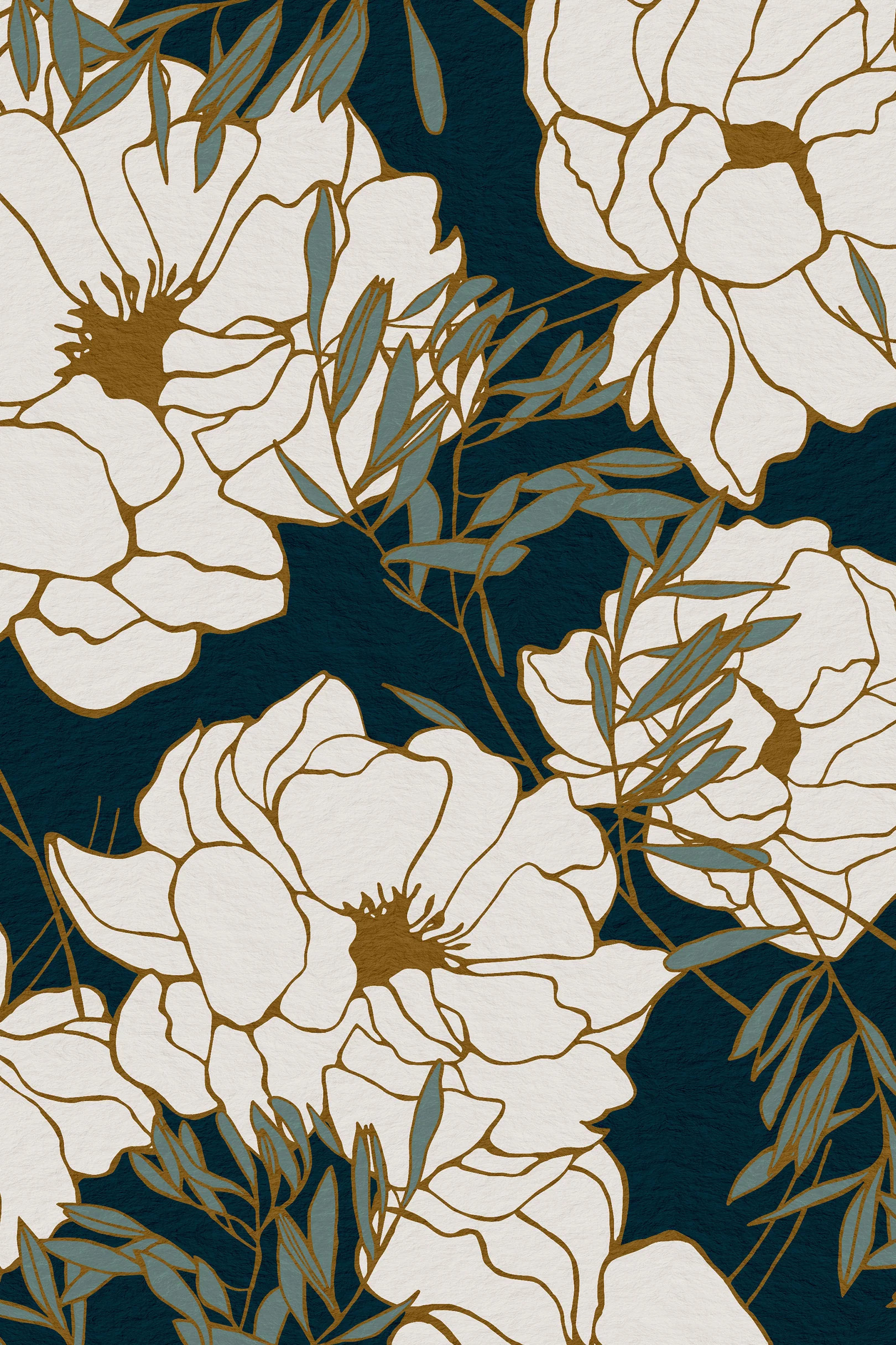 Olivia Peacock | Artist Series Paste the Wall Wallpaper by Artscape | Made in Sweden | Artscape