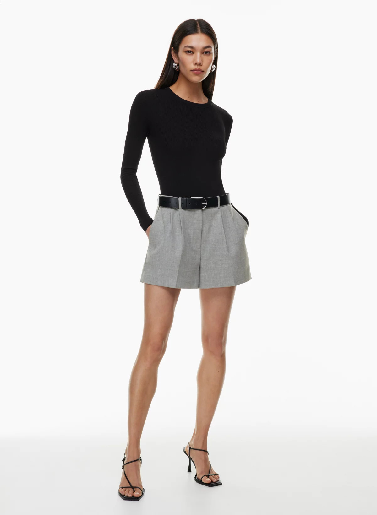 PLEATED MINI SHORT | Aritzia