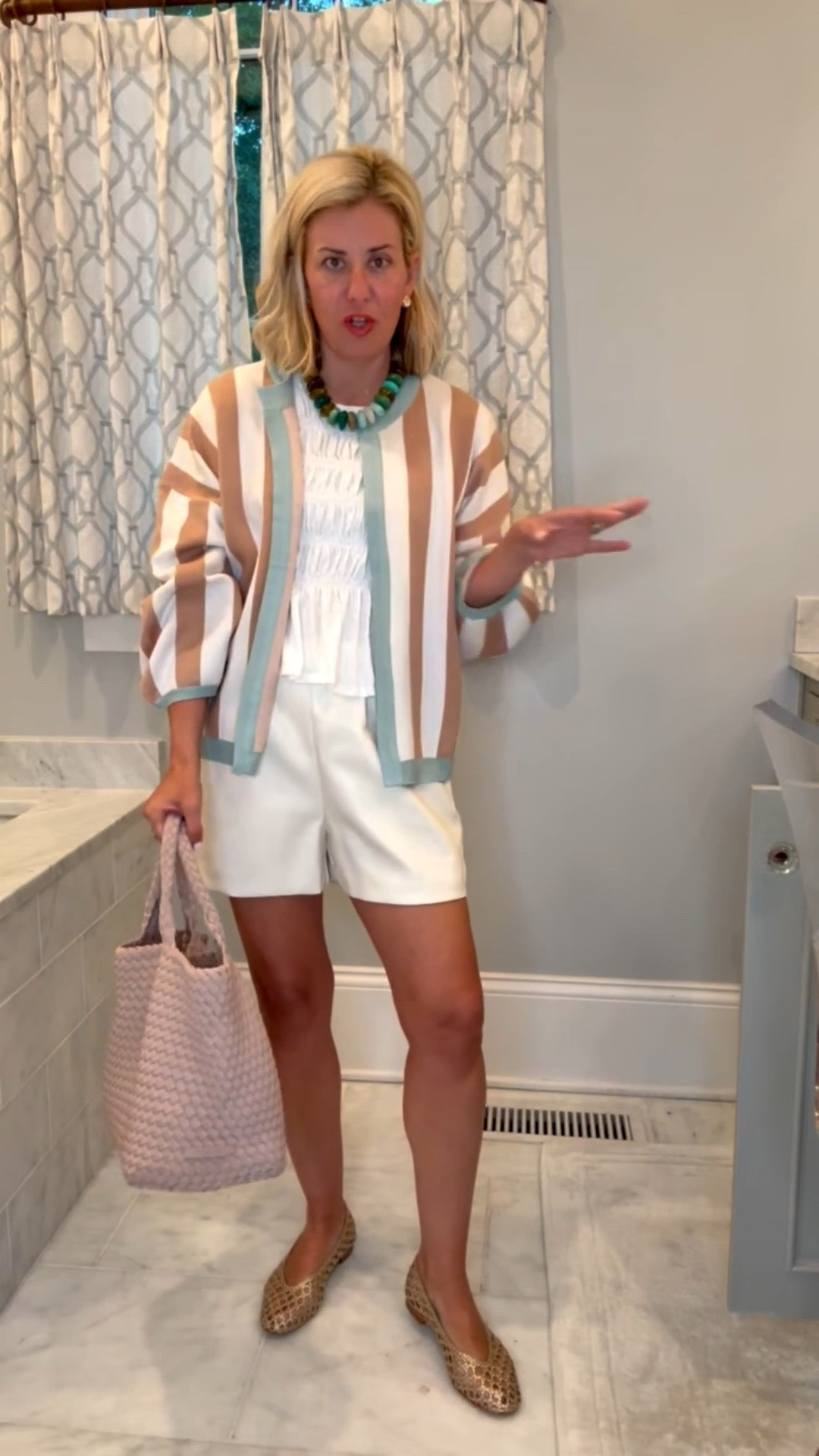 This cardigan from the zon is a huge yes! Yall so good! 
Top & cardigan- xs
Shorts - small
Flats - 7.5 (sized 1/2 down)

Codes
*Avara - mixandmatch15
*Allie + Bess - Catherine20

#LTKdayinmylife #LTKootd #LTKmomlife