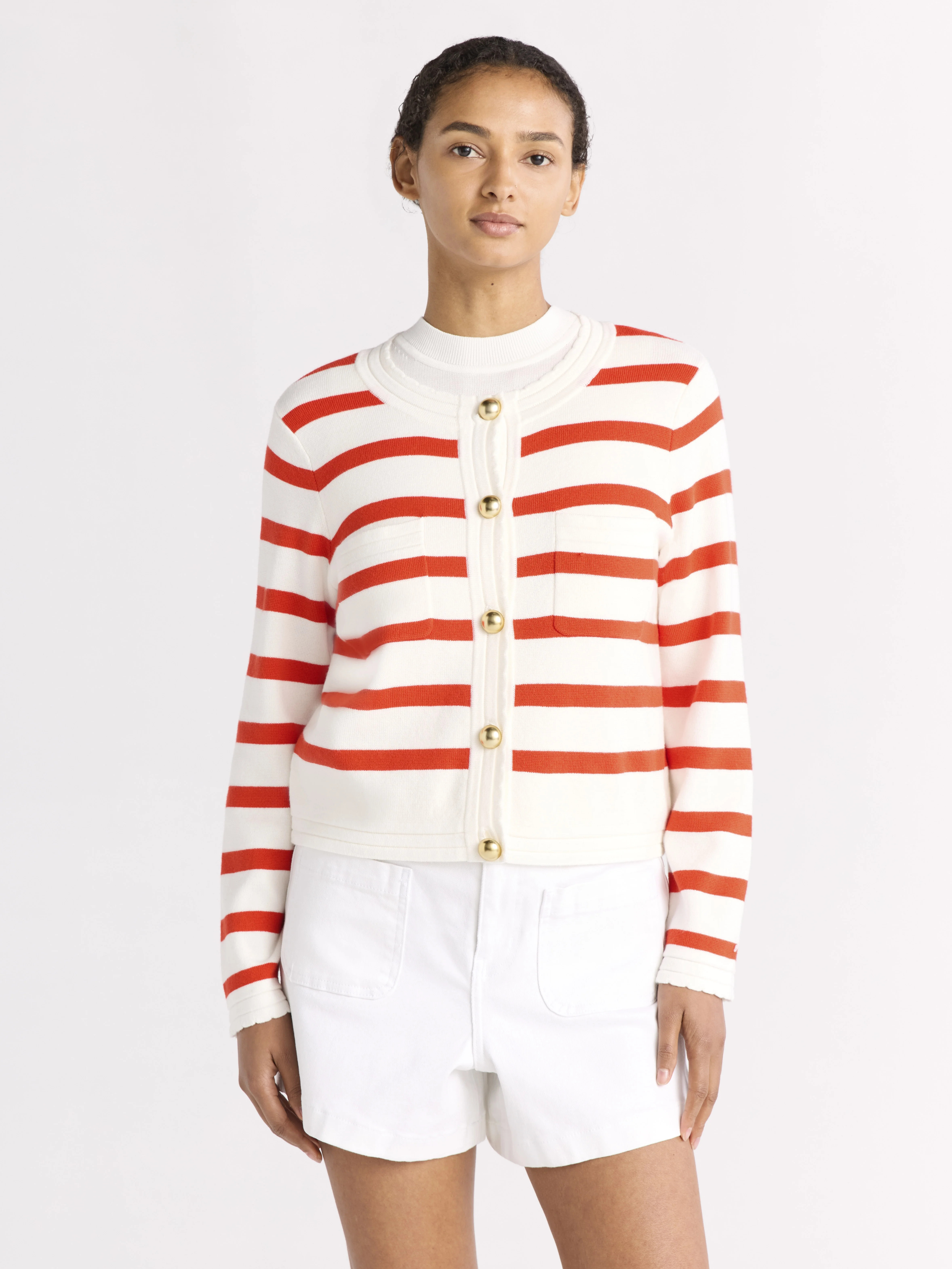 Free Assembly Women's Pocket Cardigan Sweater with Long Sleeves, Sizes XS-XXL | Walmart (US)