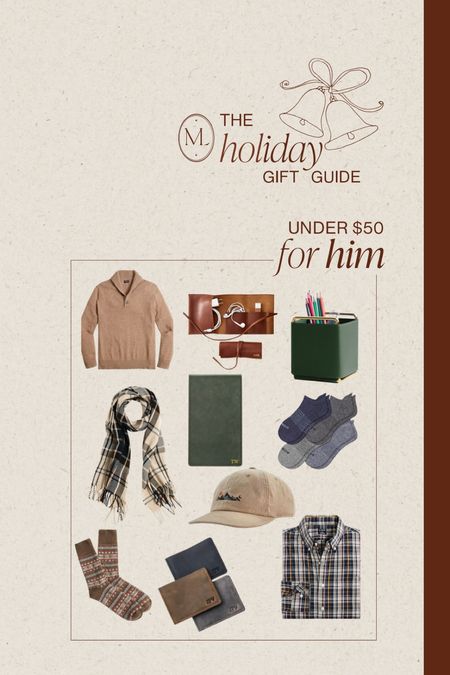 Holiday gift guide | for him: under $50
•
•
•
Holiday gift guide, gifts for homeowner, gifts for dad, gifts for brother, gifts for friend, gifts for host, secret santa, unique gift idea, home decor gift, different gift ideas, gifts for grandfather, gifts for new dad, husband gift 

#LTKGiftGuide #LTKHoliday #LTKHolidaySale