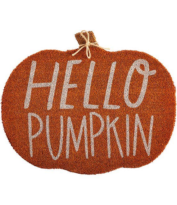 Festive Fall Collection Hello Pumpkin Door Mat | Dillards