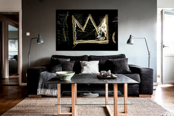 Abstract canvas wall art Street art print Urban art Graffiti poster Modern art Street art wall de... | Etsy (US)