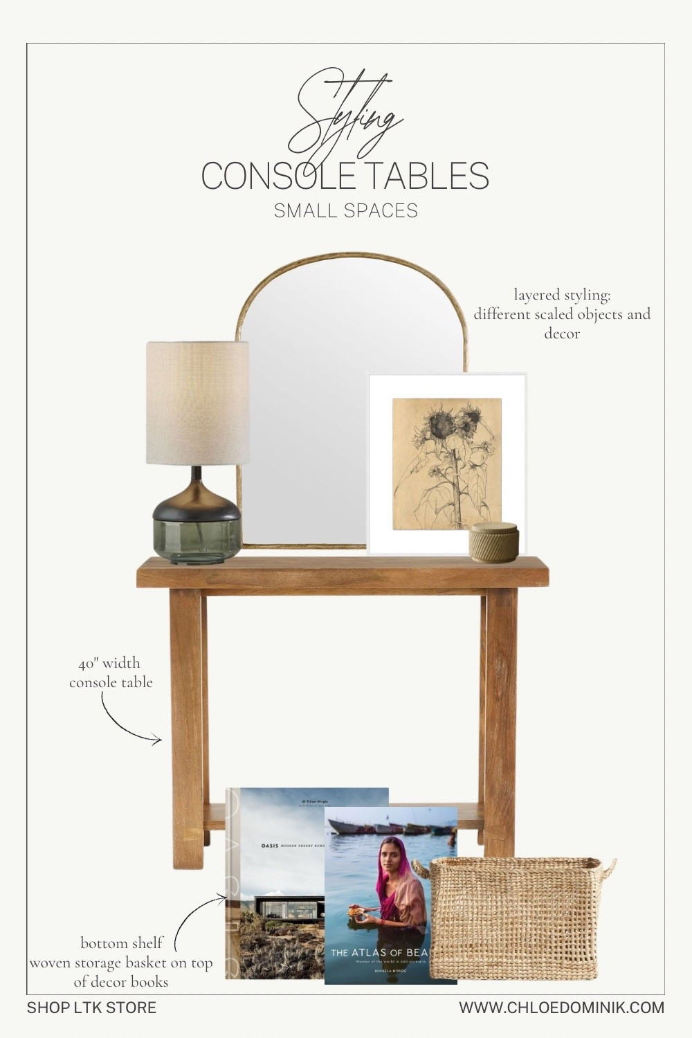 How To Decorate A Console Table - Console Styling Small Spaces

#LTKHome