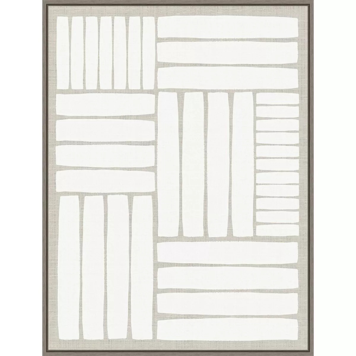 22" x 30" Free Rhythm by PI Studio Framed Canvas Wall Art Gray Wash - Amanti Art: Modern Abstract... | Target