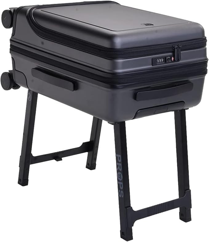 Props 22" Carry On Luggage – Rolling Suitcase with Built-In Desk & Luggage Stand | Spinner Lugg... | Amazon (US)