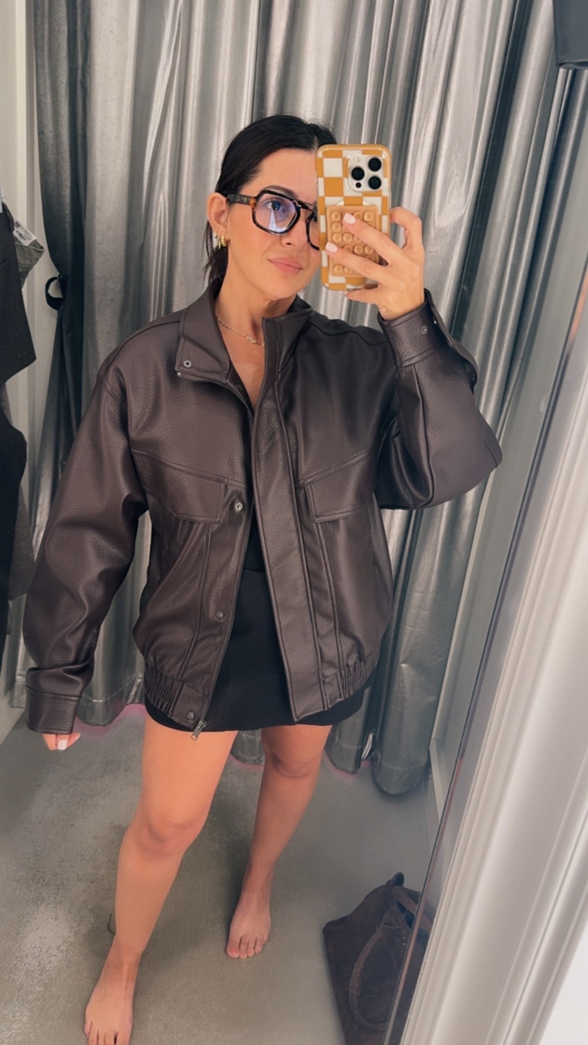 This oversized leather jacket with the oversized flap pockets is TO DIE FOR!❤️‍🔥 

Also comes in black and burgundy- the leather is so soft and well made - not too heavy but just enough to feel warm and quality - espresso brown oversized leather jacket - burgundy leather jacket - cargo oversized pockets - fall jackets - winter jackets - elevated casual- viral trend espresso brown oversized all in one moto jacket - dress up or down- cool girl aesthetic - comfortable - edgy - chic - on trend 

#LTKGiftGuide #LTKStyleTip #LTKSeasonal
