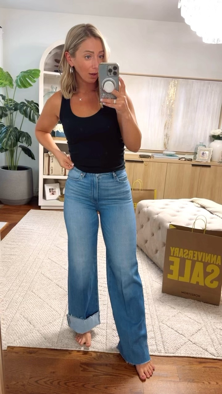 NSALE/ Nordstrom Anniversary Sale / Paige Denim (size 26–VERY stretchy—size down—size 2/4) 

NSALE, Nordstrom anniversary sale, Paige denim, basics, fall fashion, wide leg denim 

#LTKxNSale #LTKFindsUnder100 #LTKSaleAlert