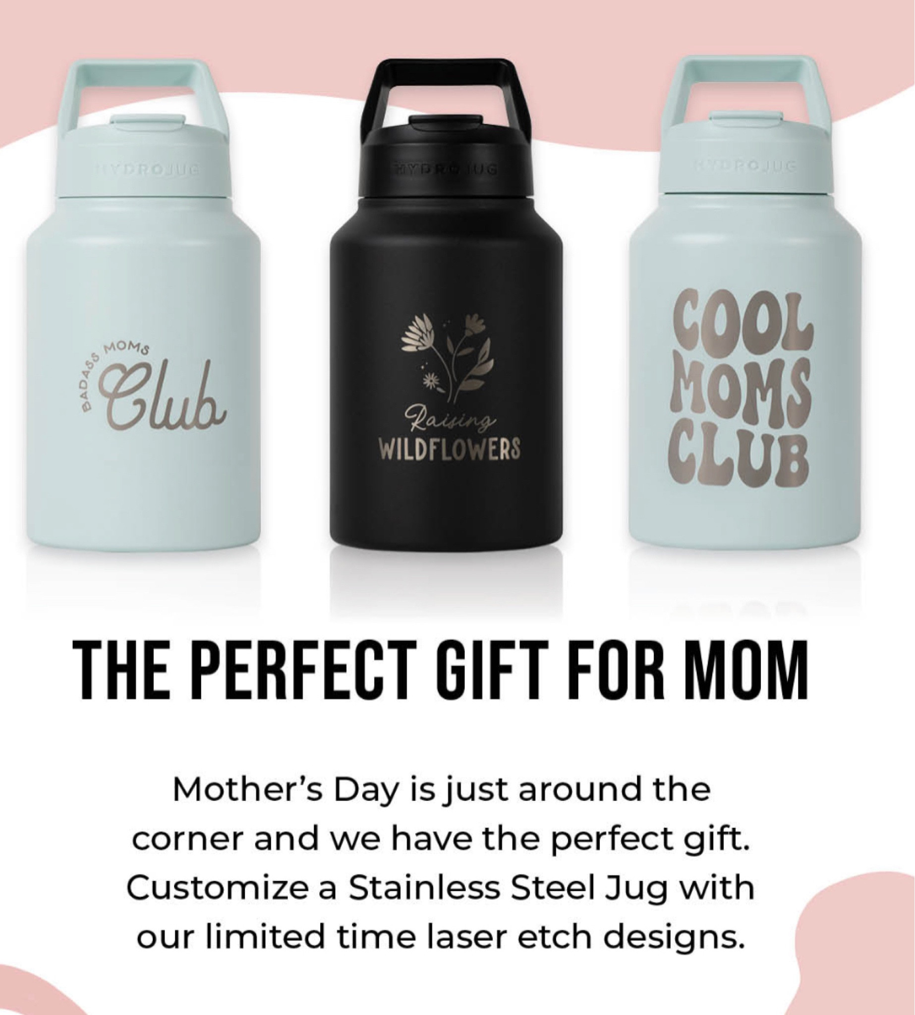✨P E R S O N A L I Z E D 
Mother’s Day stainless steel hydro jug. 

#LTKGiftGuide #LTKSeasonal