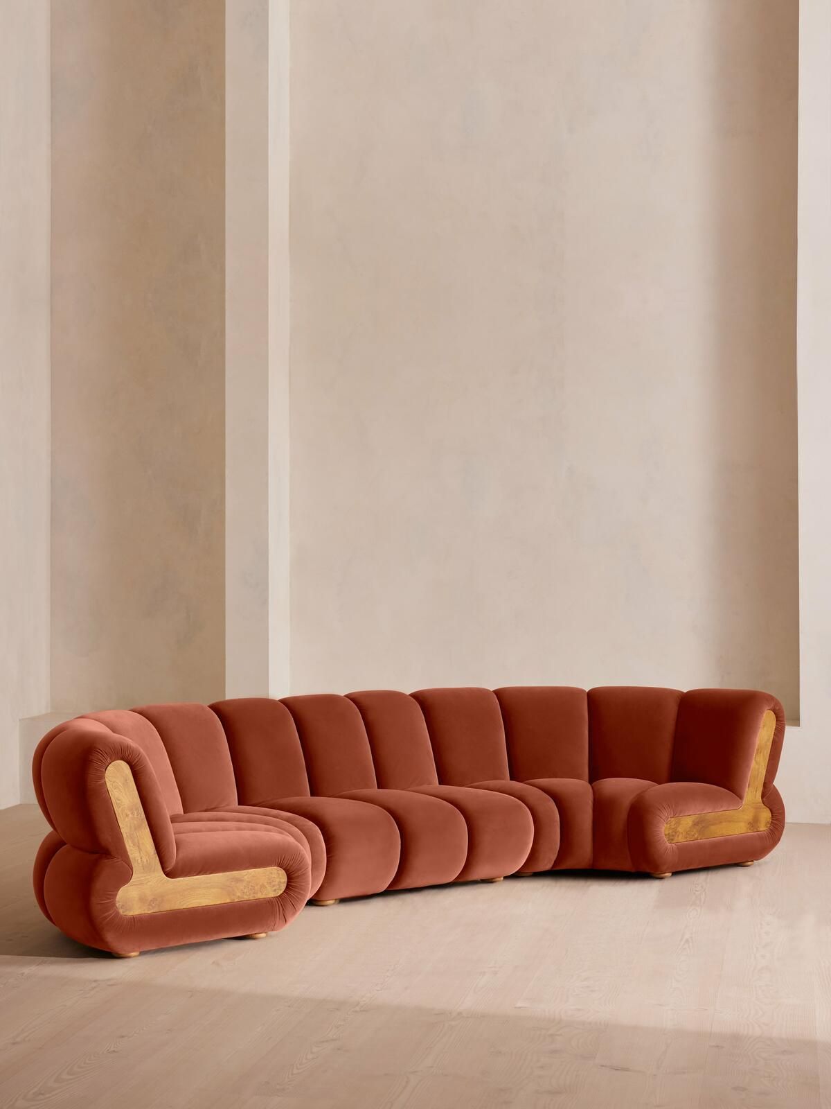 Noelle Sectional Curved Sofa | Soho Home Ltd