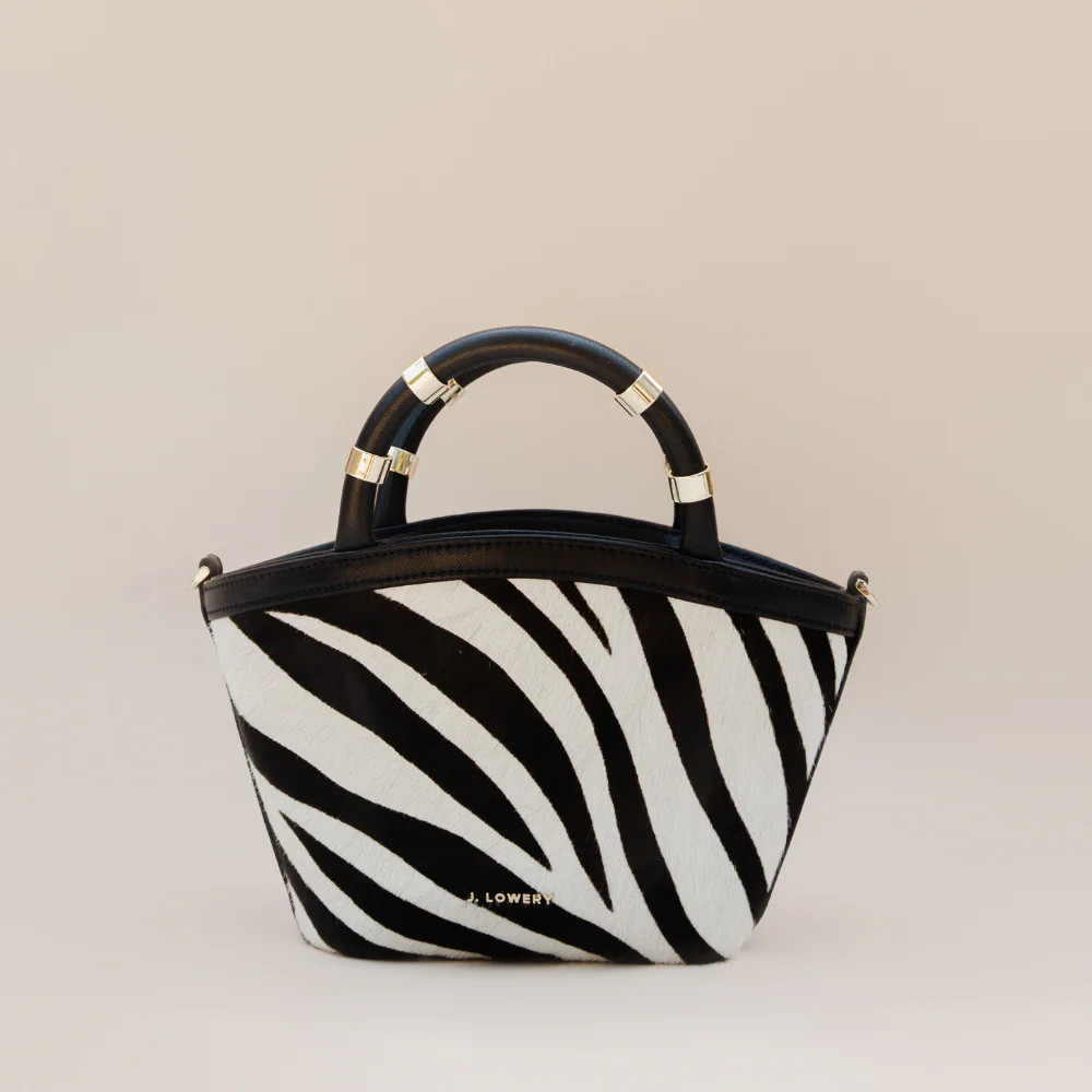 J. LOWERY Zebra Mini Tote | J. LOWERY