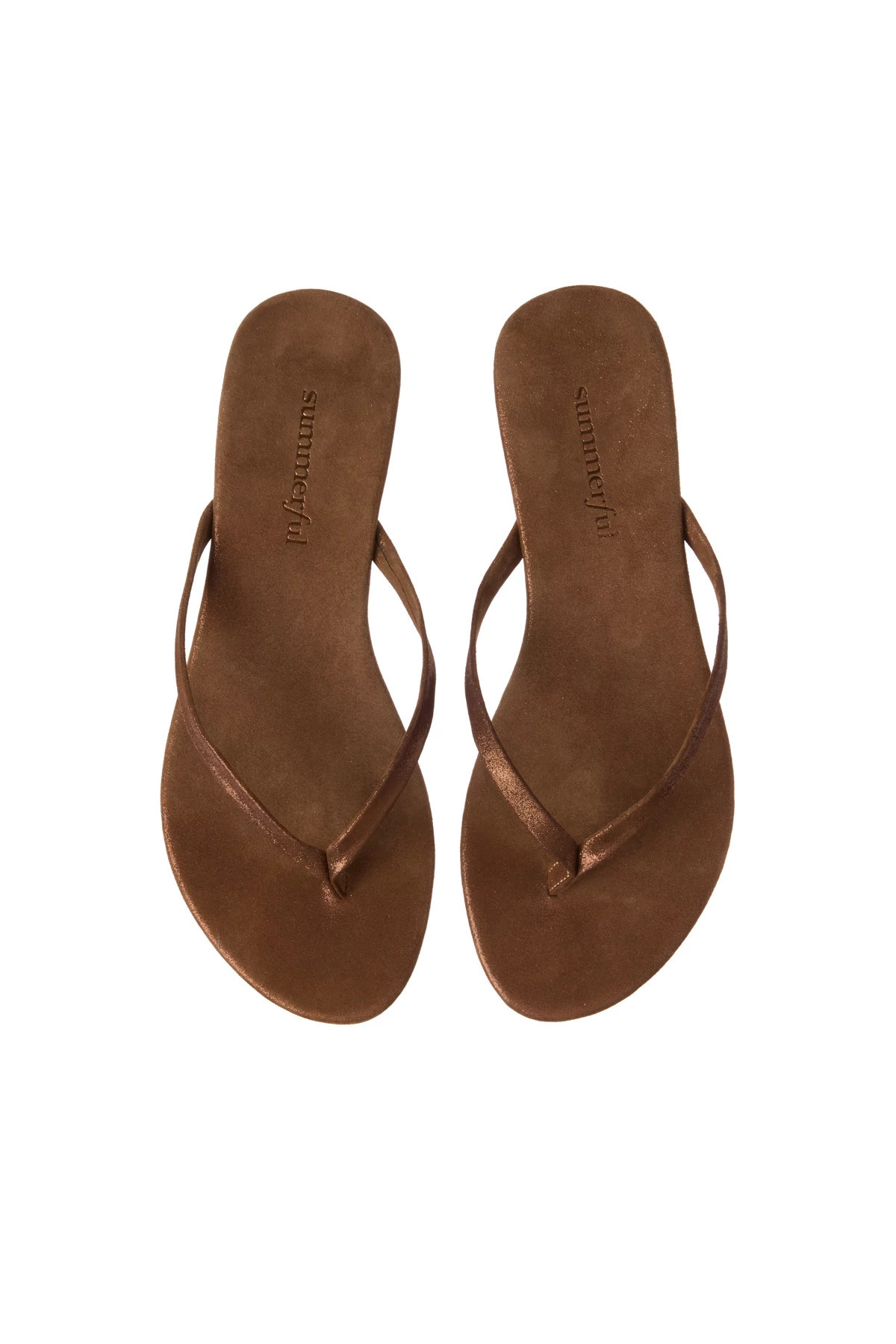 Metallic Thong Flip Flops | Everything But Water