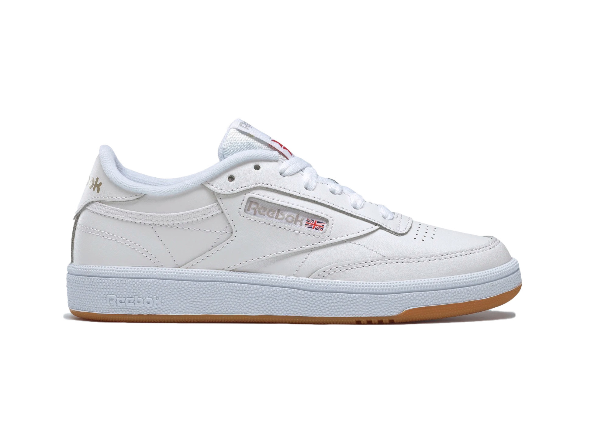 Reebok Club C (Women's) Sneakers in White/Light Grey/Gum | StockX