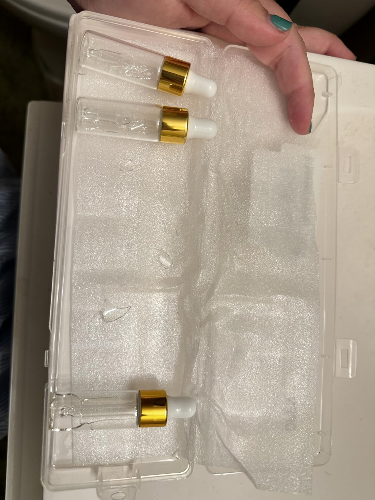 Small Dropper Bottle, 10pcs 1ml Mini Sample Dropper Bottles Mini Makeup Containers for Travel Liq... | Amazon (US)