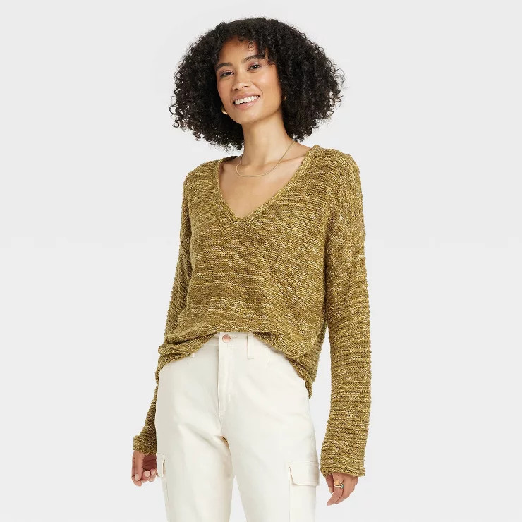 Women's V-Neck Pullover Sweater - Universal Thread™ | Target